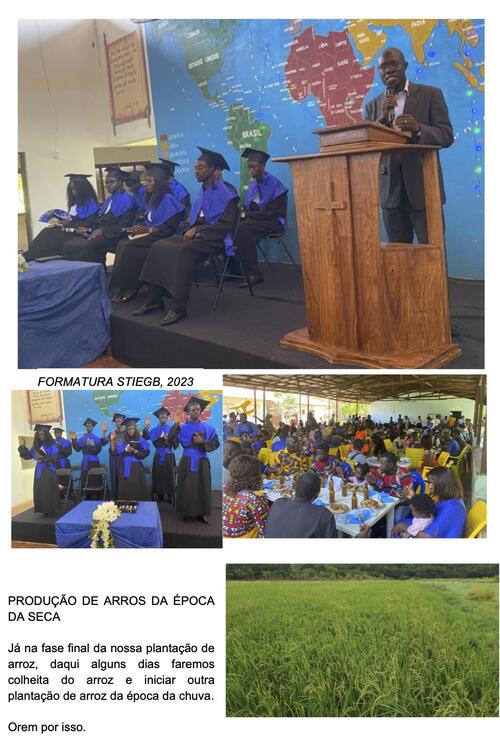 Notícia formatura e lavoura